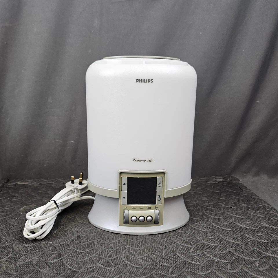 Philips HF3461 Wake Up Light Alarm Clock Sunrise Simulation FM Radio Snooze - Image 1 of 4