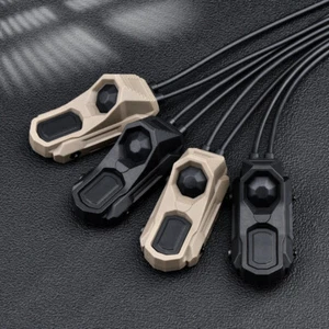 Interruptor de presión táctico doble Romote botón axón luz de arma accesorios de caza - Imagen 1 de 18