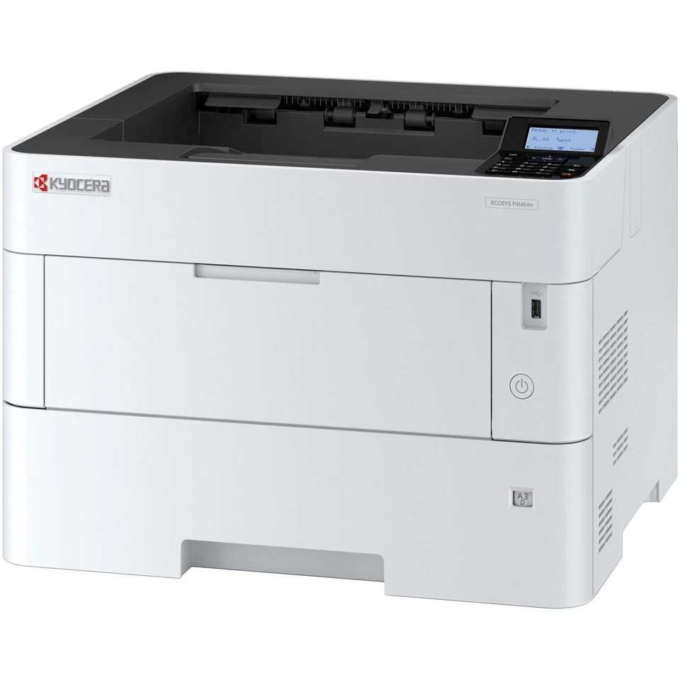 KYOCERA ECOSYS P4140DN A3 22PPM A4 40PPM MONO LASER PRINTER - Image 1 of 1