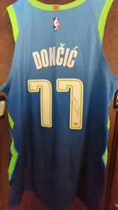 Luka Doncic Signed Authentic City Edition 48 Dallas Mavericks PSA COA Lakers - Picture 1 of 2