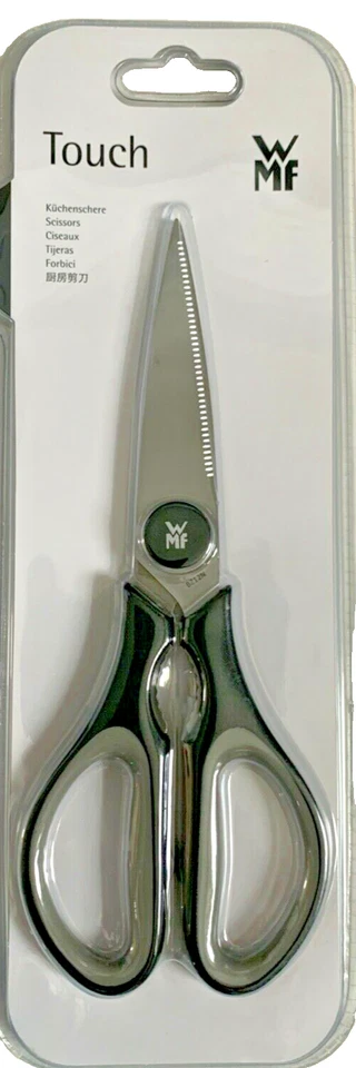 WMF Küchenschere Haushaltsschere Allzweckschere  Touch Sägeschliff schwarz - Bild 1 von 1