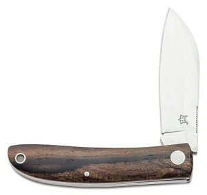 Fox Knives LIVRI pocket knife sheepsfoot M390 steel wood handle slip joint lock - Picture 1 of 7