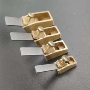 4 piezas Nuevo Hágalo Usted Mismo Violín Mini Aviones de Latón Fondo Plano Luthier Hacer Herramienta de Reparación - Imagen 1 de 6