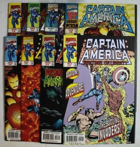 Captain America Sentinal of Liberty Lot 90er Marvel Comics Invaders Iron Man Falc - Bild 1 von 17