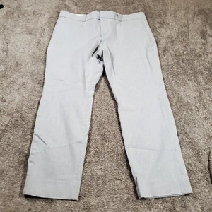 Banana Republic Petite Sloan Skinny-Fit Brushed Pant Light Gray Mid-Rise Size 6 - Picture 1 of 7