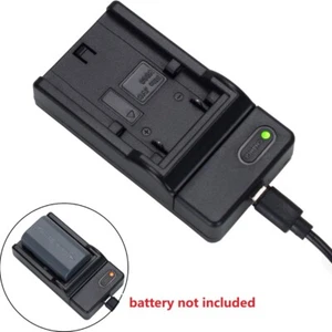 SLIM USB Battery Charger For JVC GZ-MS120 GZ-MS123 GZ-MS124 GZ-MS125 GZ-MS130 - Picture 1 of 8