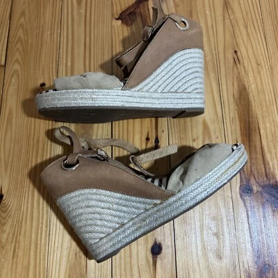 Kelsi Dagger Ricky Plataforma Cuerda Cuña Tirantes Tacones Mujer’s 8.5 M Foto 1 de 4