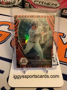 Branden Boissiere Tiger Stripe 89/99 Prizm - 2021 Panini Prizm Draft Picks