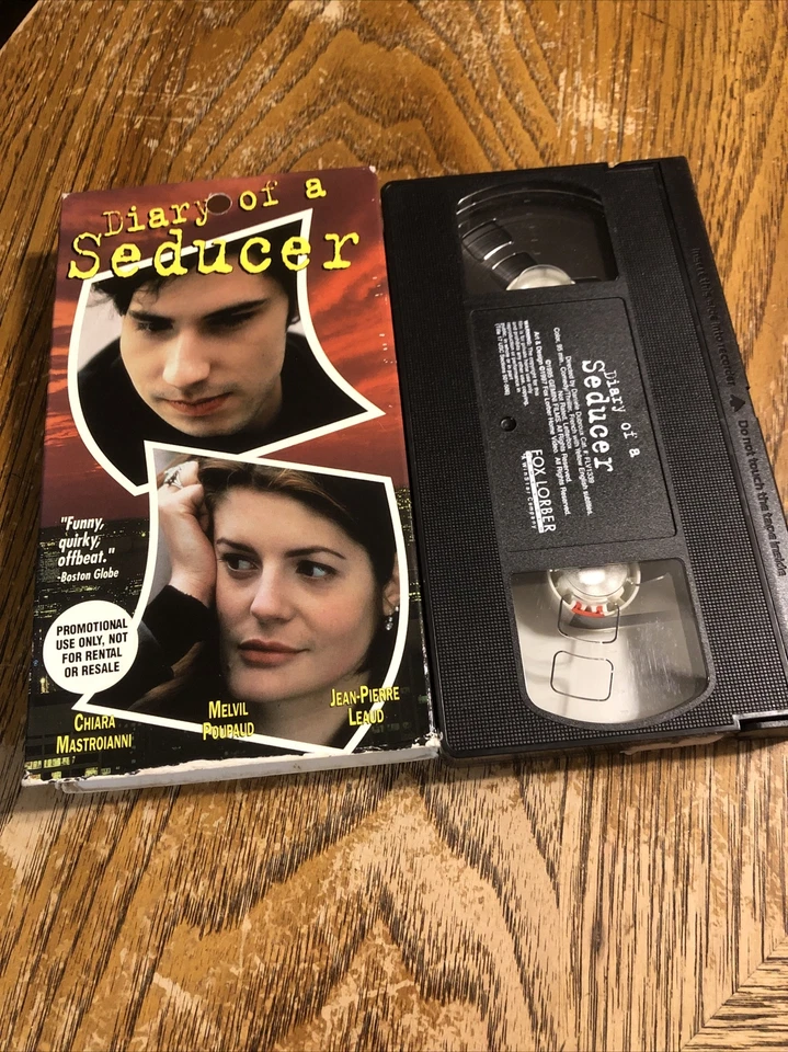 Diary of a Seducer (VHS) Chiara Mastroianni Melvil Poupaud OOP MINT - Image 1 of 1