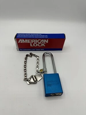 AMERICAN LOCK A1107PC POWDER COATED ALUMINUM PADLOCK - Image 1 of 4