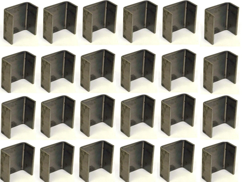 Soporte de placa de bolsillo de estaca de camión de acero con soldadura 24-2 x 4 calibre 7 3/16" Foto 1 de 4