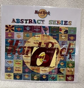 MAUI ABSTRACT PUZZLE SERIES PIN 2002 COLLECTOR CARD Hard Rock Cafe - NEW - Picture 1 of 2