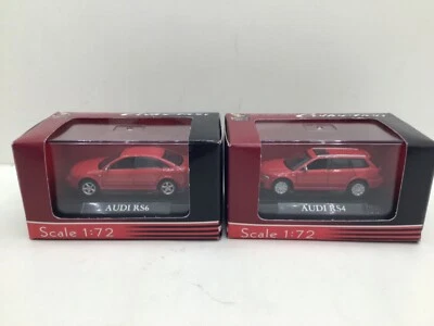 Yat Ming 1:72 Scale Audi RS6 And Audi RS4 Red NIB - Image 1 of 4