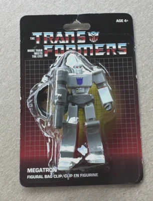 Transformers Bag Clip / Keychain G1 - 1980's Style  Megatron  Decepticon Hasbro - Image 1 of 4