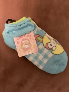 Brand New Hello Kitty Easter 3 Pack No Show Socks Girls Size 7-1/2 To 3-1/2 - Picture 1 of 4
