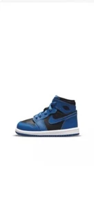 Size 7c Jordan 1 High OG Dark Marina Blue Toddler AQ2665-404 Air Jordan 1 Retro - Picture 1 of 5