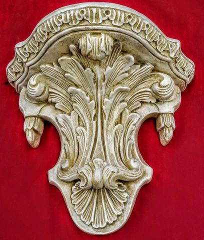 Antique Finish Shelf Acanthus leaf Tassel Wall Corbel Sconce Bracket Vintage Cover