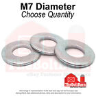 M7 Class 10 Hardened Flat Washers Zinc Clear (Pick Quantity)