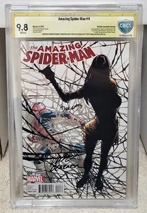 Amazing Spider-Man #4 (2014) CBCS 9.8 not CGC SS - 1:10 Ramos 3x Signed 1st Silk - Picture 1 of 3