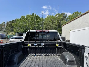 Dev Fishing RB 100 Truck Bed Aluminum Adjustable Rod Rack Pole Holder X4 - Picture 1 of 7