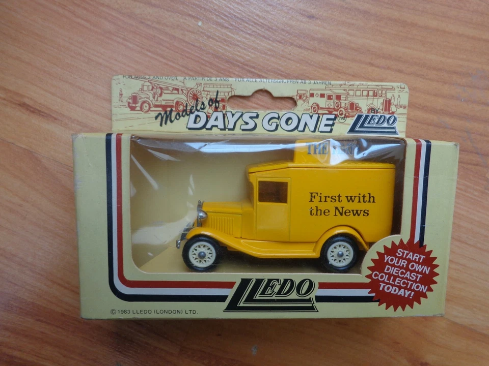LLEDO DAYS GONE - THE TIMES 'FIRST WITH THE NEWS' MODEL A VAN DIECAST MODEL - Image 1 of 1