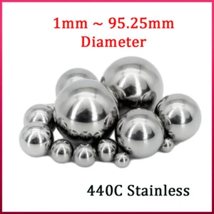 Bola de acero inoxidable 440C diámetro 1 mm-96 mm rodamiento de bolas de alta precisión bola lisa - Imagen 1 de 6
