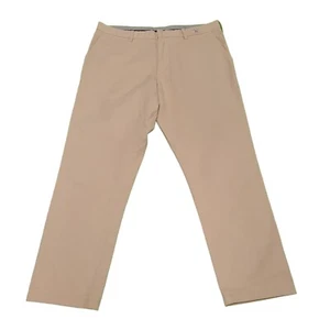 D117 WOMEN'S TOMMY HILFIGER BEIGE COTTON CAPRI TROUSERS UK 2XL 16 W34 L25 - Picture 1 of 6