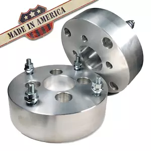 4x4.5 / 4x114.3 to 4x100 US Wheel Adapters 2" Thick 12x1.5 Studs 71mm bore x 2 - Foto 1 di 5
