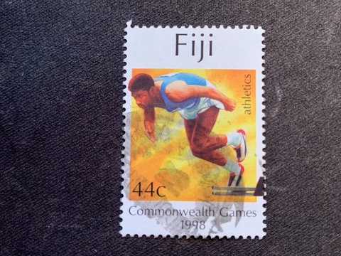 FIJI 1998 16TH COMMONWEALTH GAMES KUALA LUMPUR MALAYSIA 44C ATHLETICS - USED Cover