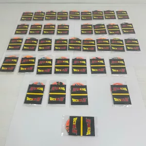 38 x Dragon Ball Z Tazo Dizk SEALED Fluro Orange - INCOMPLETE SET 38/40 FACEDOWN - Picture 1 of 21