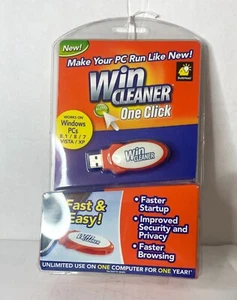 Win Cleaner USB One Click PC Computer Clean Repair Protect Optimize - Picture 1 of 4