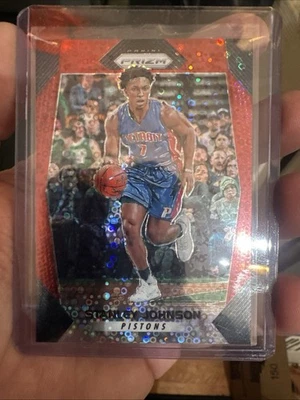2017-18 Panini Prizm #176 Stanley Johnson Prizms Fast Break Red #/125 - Image 1 of 3