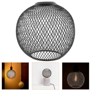 Éclairage En Fer Couvercle De Lampe Pendentielle Abat-jour Métal Creux - Imagen 1 de 12