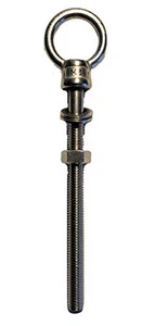 Edelstahl 316 M8 Hebeösenschraube 8 mm x 100 mm 8 mm x 4 Zoll Marinequalität Pitc - Bild 1 von 8