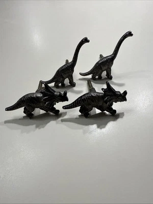4 Dinosaur / Dinosaurs Handle/Handles Drawer Pull KNOBS Kids - Image 1 of 4