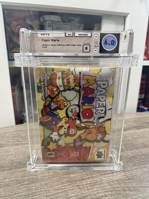Paper Mario Factory Sealed New Wata Graded 6.0 B For Nintendo 64 100% Fiber N64 - Image 1 of 4