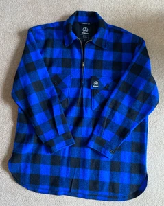 BNWOT SWANNDRI BLUE CHECK WOOL BUSH RANGER SHIRT XL - Picture 1 of 5