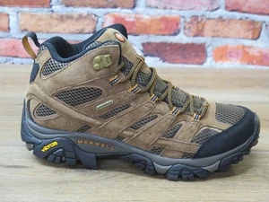 Bota de senderismo Merrell Moab 2 Mid WP de cuero marrón para hombre *J06051 BAJA CANTIDAD - Imagen 1 de 7