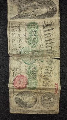 FR. 61a 1862 $5 FIVE DOLLARS LEGAL TENDER UNITED STATES NOTE - Image 1 of 4