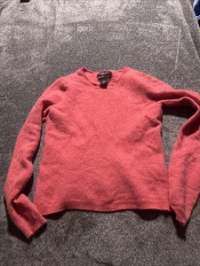 Tahari Cashmere Sweater Girls Youth Size Medium Long Sleeve Pink - Picture 1 of 7