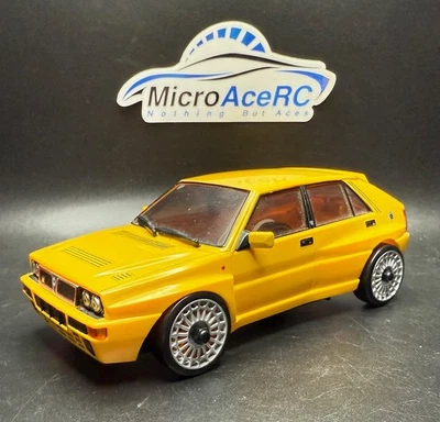 Used KYOSHO Mini-z Body LANCIA DELTA HF integrale Evoluzione Yellow MZG402Y - Image 1 of 4