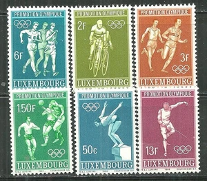 LUXEMBOURG 460-65 MNH 19TH OLYMPICS MEXICO CITY - Picture 1 of 1