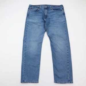 Levis 502 Jeans Herren tatsächliche Größe 36x29 Regular Taper Stretch Blau Medium Wash - Bild 1 von 10