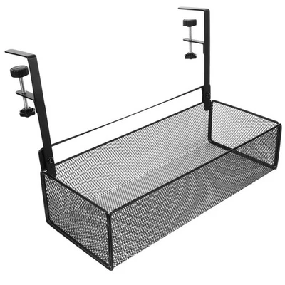  under Desk Storage Drawers Shelf Basket Clamp-on Shelving Unit Clip Organizer - Image 1 of 4
