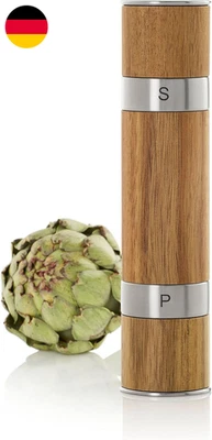 Adhoc MP90 Manuelle Doppelmühle Aus Holz DUOMILL | Premium Salzmühle Und Pfeffer - Bild 1 von 4