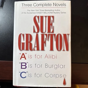 Sue Grafton ABC Hard Cover Book A is For Alibi B is for Burglar C is for Corpse - Picture 1 of 3