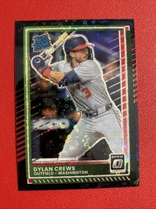 2025 Donruss Baseball Optic 54 Dylan Crews Rated Prospect Circles Prizm SP - Picture 1 of 2