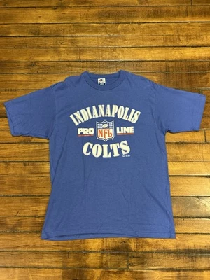 Indianapolis Colts Vintage 90s Champion T-Shirt Pro Line Men’s Size Large - Image 1 of 3