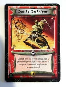 Daisho Technique L5R Legend of the Five Rings CCG Jade Edition - Picture 1 of 1