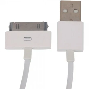 2x White USB Sync Charging Cord Cable for iPod Nano 1st/2nd/3rd/4th/5th/6th Gen - Picture 1 of 6